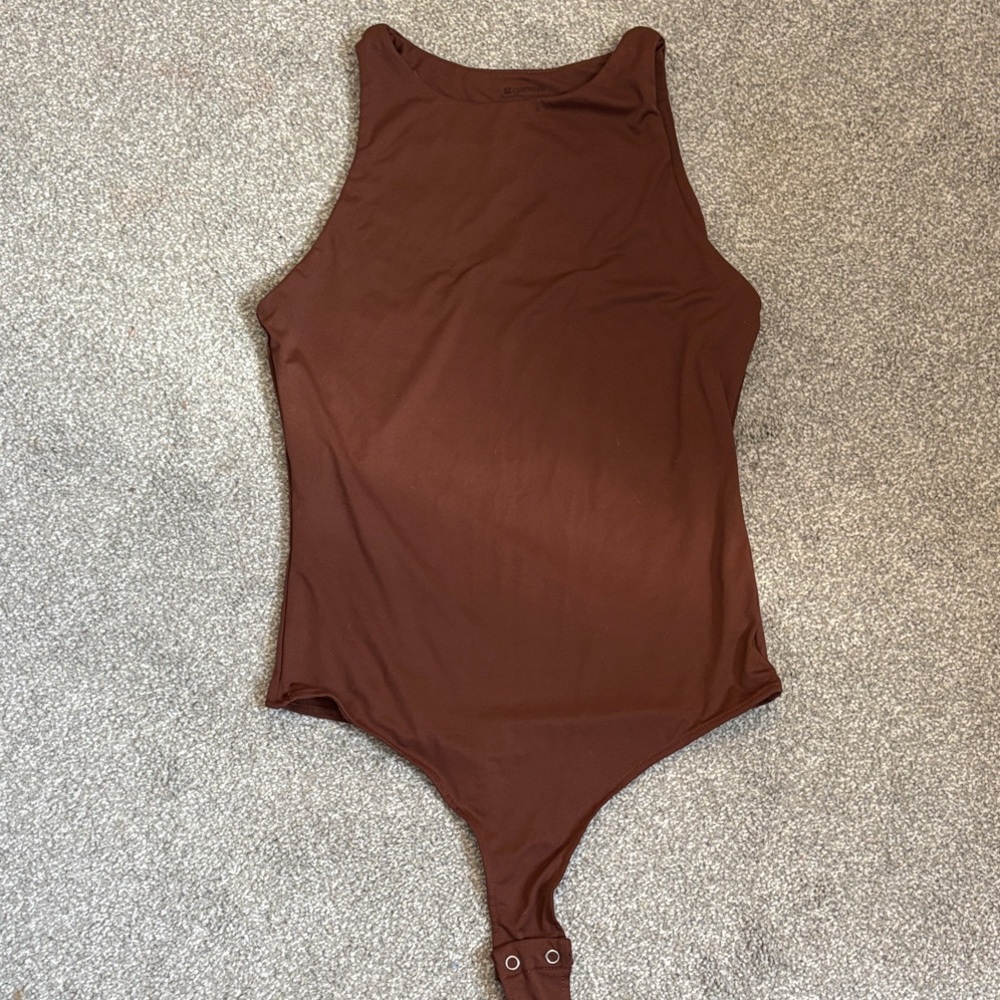 Brown One-Piece Bodysuit